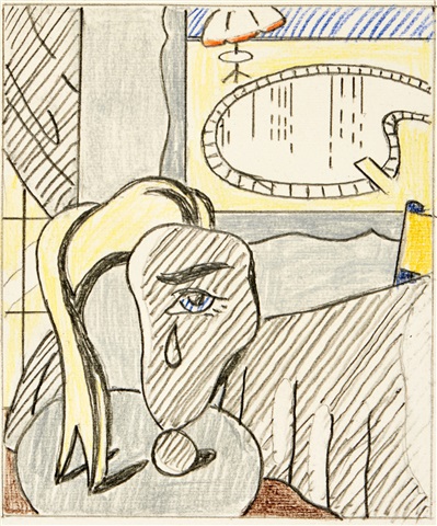 ROY LICHTENSTEINInterior with Swimmi...