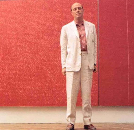 Abbildung zu: Piero Dorazio auf der 30. Biennale von Venedig, 1960, Foto: Virginia Dortch Dorazio. © Piero Dorazio by SIAE 2026 / VG Bild-Kunst, Bonn 2026