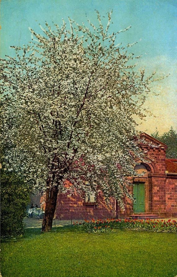 Abbildung zu: Torhaus im Gro&szlig;en Garten, Dresden, vor 1945, Postkarte, Koch & Bitriol, Foto: unbekannt.