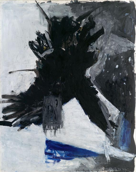 Abbildung zu: Georg Baselitz, Adler, 1977, &Ouml;l auf Leinwand, St&auml;del Museum, Frankfurt a. Main. &copy; Georg Baselitz 2026