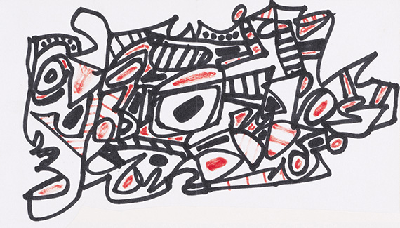 Jean Dubuffet - Sans titre
