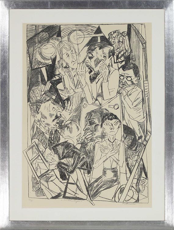 Max Beckmann - Die Ideologen - Rahmenbild
