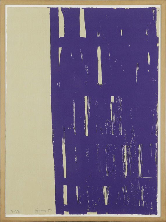 Günther Förg - Ohne Titel - Rahmenbild