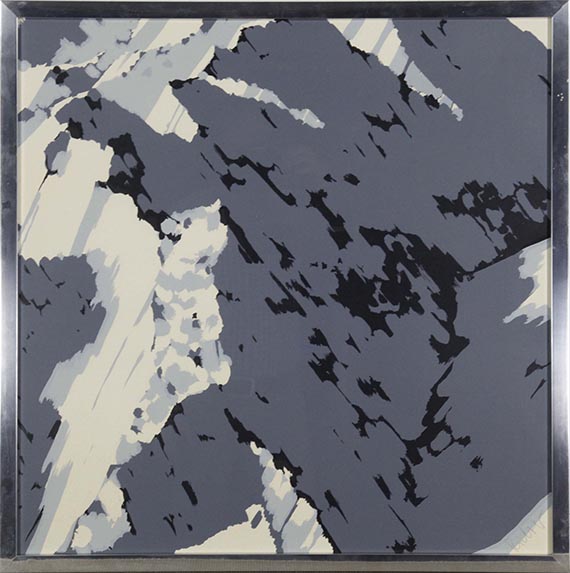 Gerhard Richter - Schweizer Alpen l A1 - Rahmenbild