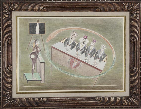 Friedrich Schröder-Sonnenstern - Die mondkulturelle Vorlesung Hohe Schule - Rahmenbild
