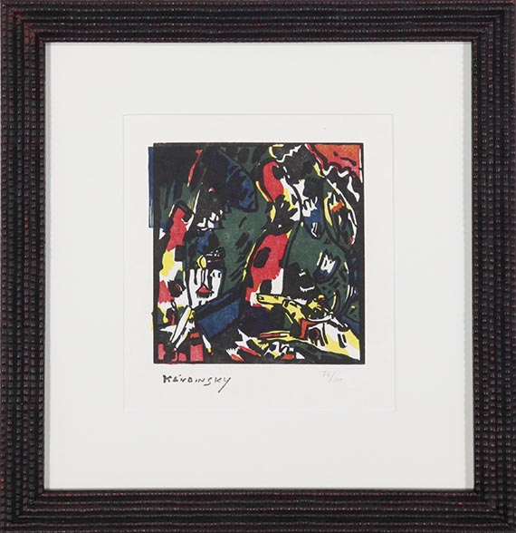 Wassily Kandinsky - Bogenschütze - Rahmenbild