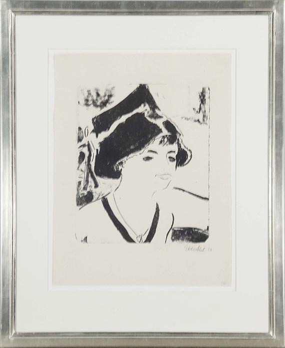 Erich Heckel - A Girl - Rahmenbild