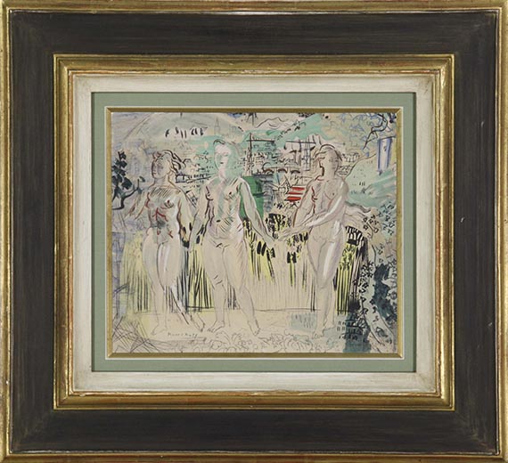 Raoul Dufy - Die drei Grazien - Rahmenbild