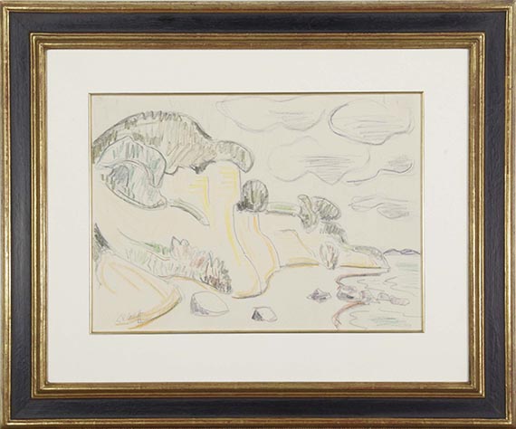 Karl Schmidt-Rottluff - Steilküste - Rahmenbild