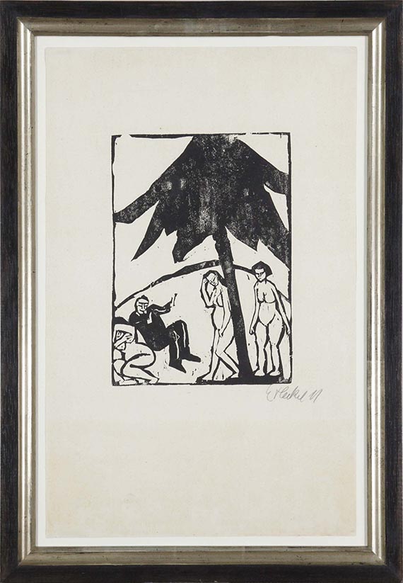 Erich Heckel - Vier Figuren - Rahmenbild