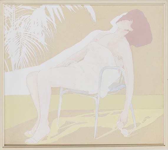 Werner Berges - Sitting on a Chair - Rahmenbild