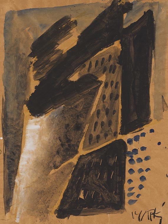 Markus Lüpertz - Ohne Titel (Lüpolis) (3 Bll.)