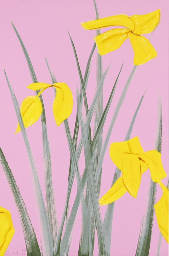 Alex Katz - Yellow Flags 3