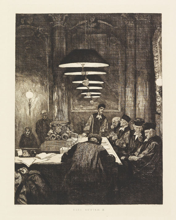 Max Klinger - Dramen. VI Motive in X Blättern - Opus IX - Weitere Abbildung