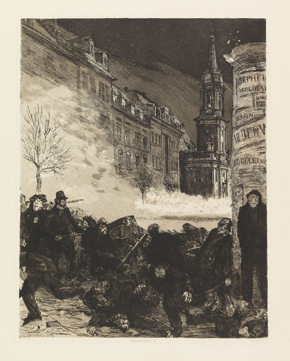 Max Klinger - Dramen. VI Motive in X Blättern - Opus IX - Weitere Abbildung