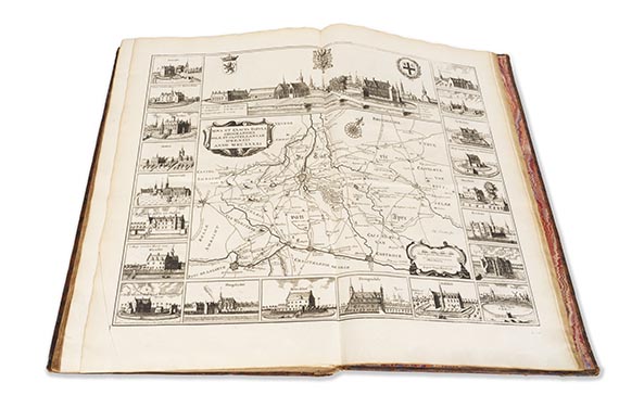 Anton Sanderus - Verheerlykt Vlaandre. 3 Teile in 2 B&auml;nden. Dabei: Groot kerkelyk Toneel des Hertogdoms van Brabant
