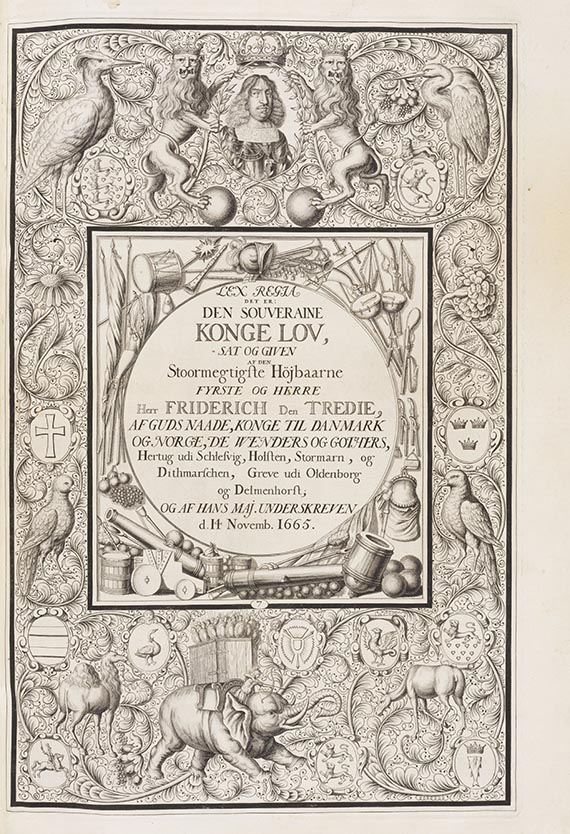 Frederik III. von Dänemark - Lex Regia, det er: Den souveraine Konge-Lov