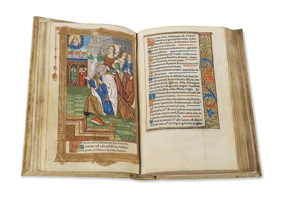  Horae B.M.V. - Gedrucktes Stundenbuch auf Pergament - Weitere Abbildung