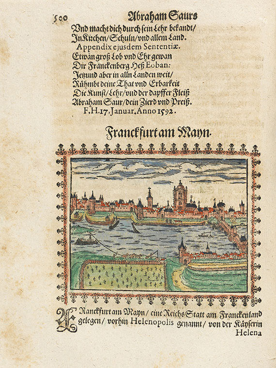 Abraham Saur - Stätte-Buch - Weitere Abbildung