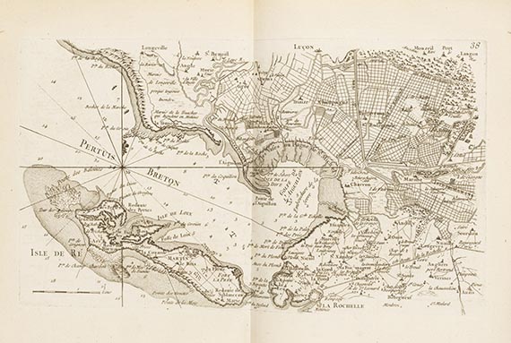 Georges-Louis Le Rouge - Recueil des cotes maritimes de France