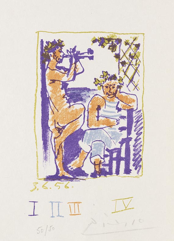 Pablo Picasso - Faune et Marin