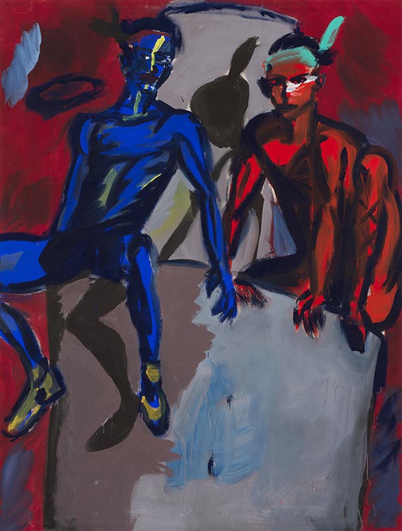 Rainer Fetting - 2 Indians (Fetting und Castelli)