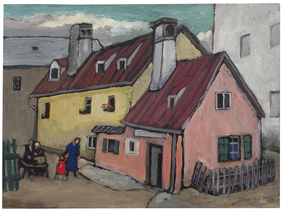 Gabriele Münter - Alte Herbergen in München