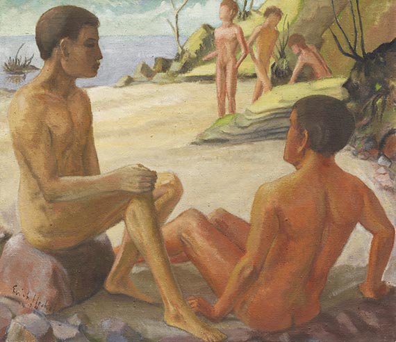 Erich Heckel - Junge M&auml;nner