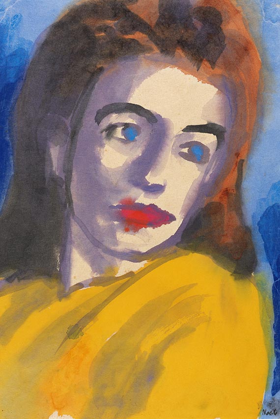 Nolde - Frauenbildnis Jolanthe Nolde