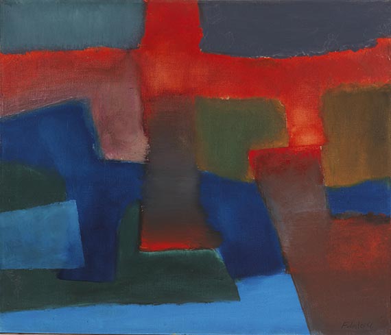 Fritz Winter - Ber&uuml;hrung mit Rot