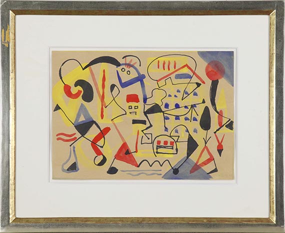 Sigmar Polke - Abstrakte Spielerei - Rahmenbild