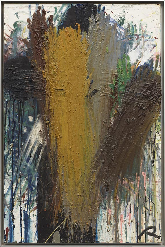 Arnulf Rainer - Christus (Übermalung) - Rahmenbild