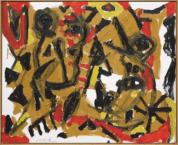A. R. Penck (d.i. Ralf Winkler) - Die Kunsthandwerker - Rahmenbild