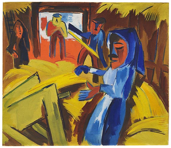 Karl Schmidt-Rottluff - Scheune (Jersh&ouml;ft)