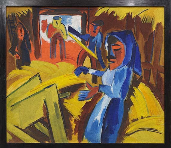Karl Schmidt-Rottluff - Scheune (Jershöft) - Rahmenbild