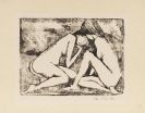Otto Mueller - Zwei sitzende Mädchen 2 (Hockende Akte)