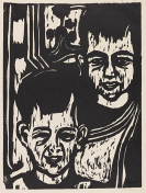 Ernst Ludwig Kirchner - Kinderportrait K-H. - Zwei Knaben (K&ouml;hler-Hau&szlig;en)