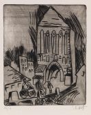 Karl Schmidt-Rottluff - Altes Stadttor (Motiv aus Schlawe)