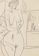 Kirchner, Ernst Ludwig - Pencil drawing
