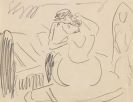 Kirchner, Ernst Ludwig - Bleistiftzeichnung