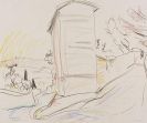 Heckel, Erich - Colored chalk drawing