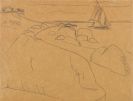 Ernst Ludwig Kirchner - Segelboot an den Steinen