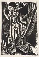 Ernst Ludwig Kirchner - Nackte Frau im Wald
