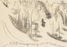 Ernst Ludwig Kirchner - Bäume am Hang (Sonniges Haus)