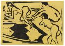 Ernst Ludwig Kirchner - Akte auf einem Teppich
