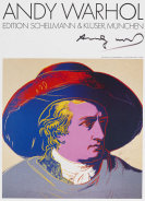 Andy Warhol - Plakat Schellmann & Klüser: Goethe