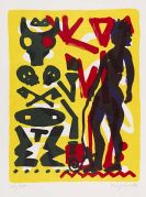 Penck (d.i. Ralf Winkler), A. R. - Lithograph in colors