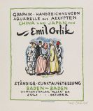 Emil Orlik - Ausstellungsplakat \"Emil Orlik\"