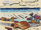 Schmidt-Rottluff, Karl - Colored chalk