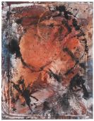 Fred Thieler - Schwarze Strukturen in Orange